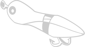 Hook fishing vector