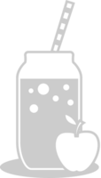 jugo de manzana vector