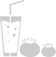 jugo tomate vector