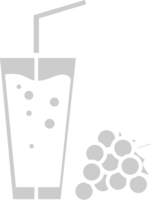 jugo uvas vector