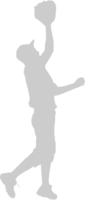Baseball Outfielder vector