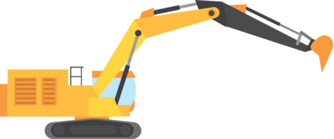 Excavator vector