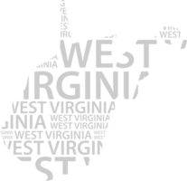 Virginia map vector