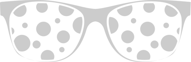 Sunglasses unique polka dot vector