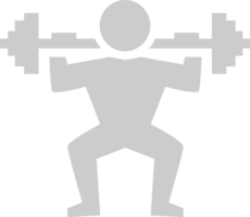 Workout pictogram icon vector