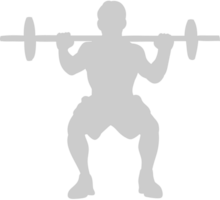 Workout lift dumbell vector