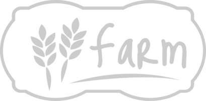 Farm badge vector