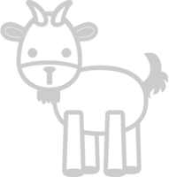 Farm animal goat vector