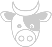 Farm animal cow vector