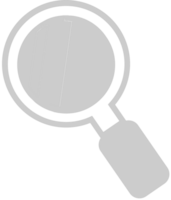 Biology magnifying glass vector