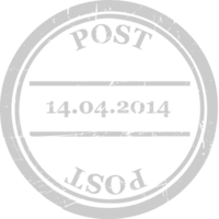 Stamp post  vector