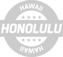 Stamp hawaii vector