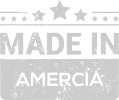 Stamp made in america vector