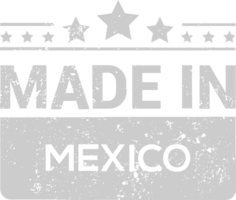 Stamp made in mexico vector