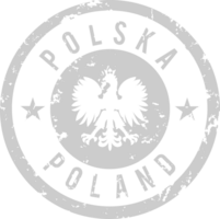 sello polska enviar vector