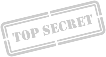 Stamp top secret vector