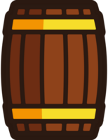 barril de cerveza vector