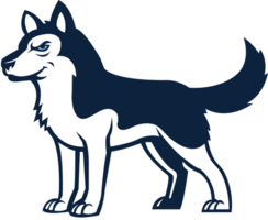 Husky vector