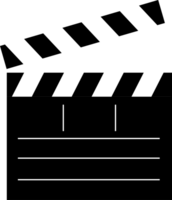 Clapperboard vector