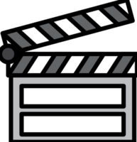 Clapperboard vector