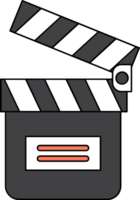 Clapperboard vector