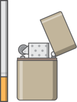 Cigarette and Lighter vector