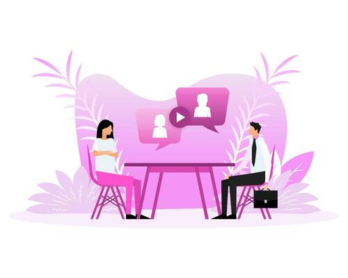 Dialog, chat speech bubble. Social media network. Vector illustration modern.