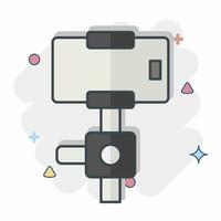 Icon Gimbal Stabilizer. related to Smart Home symbol. comic style. simple design editable. simple illustration vector