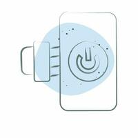 Icon Smart Plug. related to Smart Home symbol. Color Spot Style. simple design editable. simple illustration vector