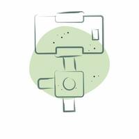 Icon Gimbal Stabilizer. related to Smart Home symbol. Color Spot Style. simple design editable. simple illustration vector