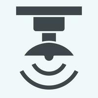 Icon Wireless Signal. related to Satellite symbol. glyph style. simple design editable. simple illustration vector