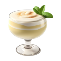 AI generated Cream in a Cup on Transparent background - Ai Generated png