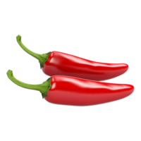 AI generated Red Chili on Transparent background - Ai Generated png