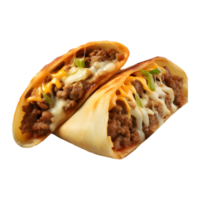 ai gerado carregado shawarma em transparente fundo - ai gerado png