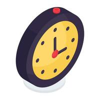 Modern design icon of clock vector