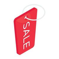 Unique design icon of sale tag vector