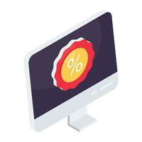 Premium download icon of discount coupon vector