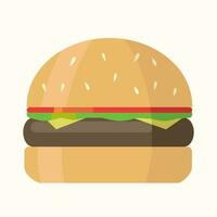 icono de vector de hamburguesa