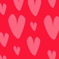 Hearts pattern vector