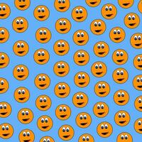 Smile repeating pattern design vector illustration