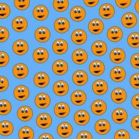 Smile repeating pattern design vector illustration