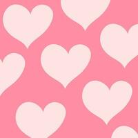 Romantic heart pattern vector