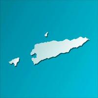 vector aislado simplificado ilustración icono con azul silueta de este timor, Timor leste mapa. oscuro azul antecedentes