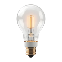 AI generated Classy Light Bulb on Transparent background - Ai Generated png