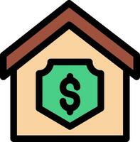 Home Insurance Creative Icon Design vector