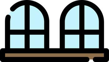 Window Creative Icon Design vector