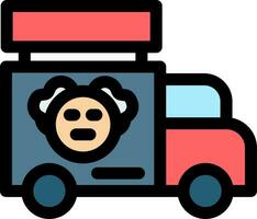 Circus Van Creative Icon Design vector