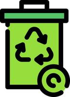 Recycle Bin Creative Icon Design vector