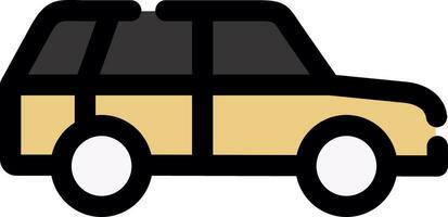 Station Wagon Creative Icon Design vector