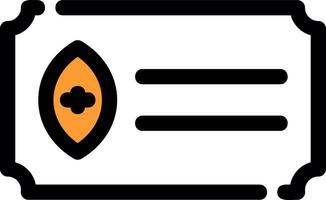 Ticket Creative Icon Design vector